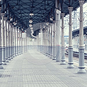 Platform of the station.