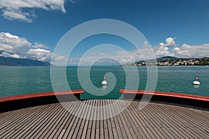 Platform Sur Mer on Lake Geneva in Montreux