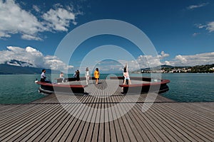 Platform Sur Mer on Lake Geneva