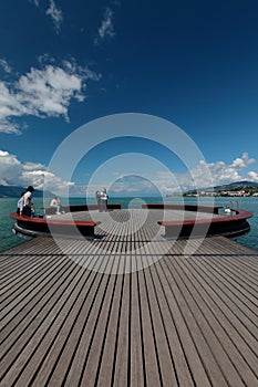 Platform Sur Mer on Lake Geneva