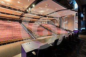 Platform at university aula