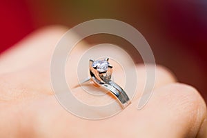 Platinum Diamond Ring