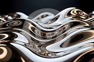 Platinum Gold Metallic Fluid