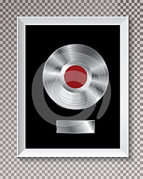 Platinum LP frame silver