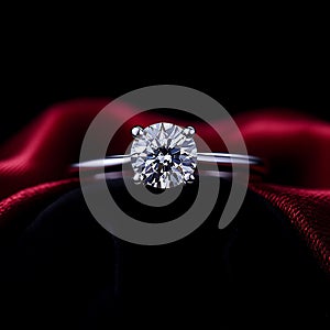 platinum ring with diamonds