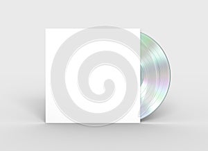 Platinum Vinyl Record In White Paper Case.