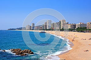 Platja d'Aro beach (Costa Brava, Spain) photo