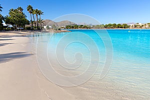 Platja de Alcudia beach in Mallorca Majorca