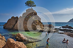 Platja de la Mar Menuda, Tossa de Mar Catalonia