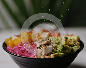 Poke bowl hawaii photo