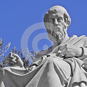 Plato the philosopher statue