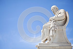 Plato statue photo