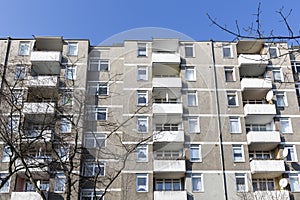 Plattenbau in Berlin Kreuzberg