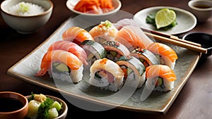 Platter Perfection: Reveling in the Aesthetics and Taste of Sushi Art