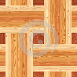 Platting Parquet Seamless Floor Pattern