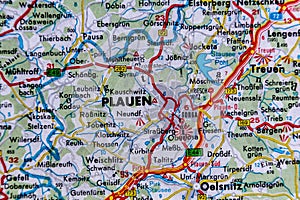 Plauen, Germany, on a road m