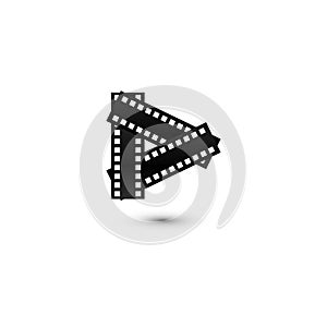 Play button multimedia logo graphic