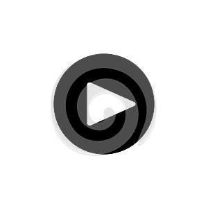 Play in a circle icon. Element of simple icon for websites, web design, mobile app, info graphics. Signs and symbols collection ic