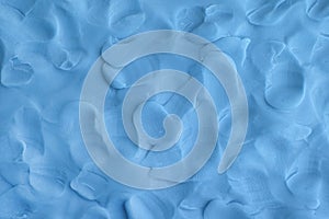 Play clay blue background texture