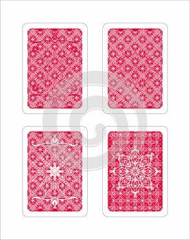 Play gambling card pattern