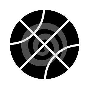 Play glyph flat vector icon