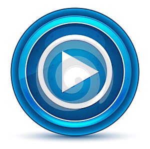 Play icon eyeball blue round button