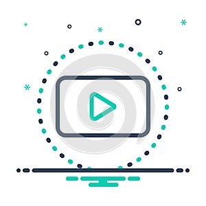 Mix icon for Play, media and live