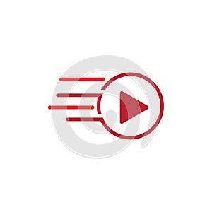 Play icon vector illustration design