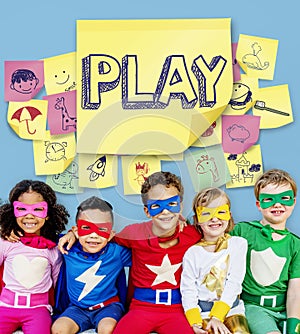 Play Joyful Enjoyment Playful Imagination Dreams Concept