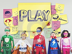 Play Joyful Enjoyment Playful Imagination Dreams Concept