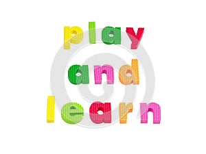 Play and learn