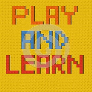 Play & learn on Lego board