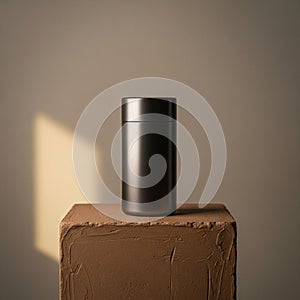 Play of light and shadow adds depth, emphasizing the object's