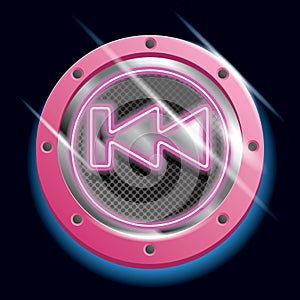 play previous button. Vector illustration decorative design