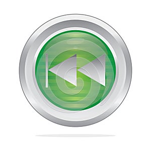 play previous button. Vector illustration decorative design