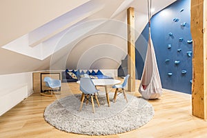 Play room at the attic