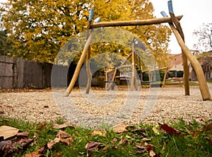 Play space for children autumn longing