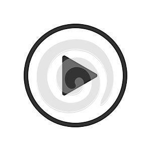 Play Video button vector icon