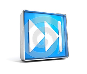 Play - web button isolated on white background