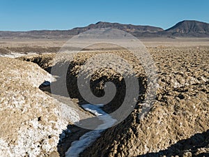 The playa, along the loneliest road in America