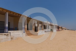 Playa Babilonia beach Guardamar de Segura Costa Blanca old town
