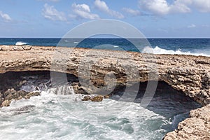 Playa Canoa natural arch photo