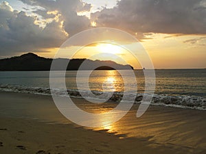 Playa Conchal Beach at Sunset photo