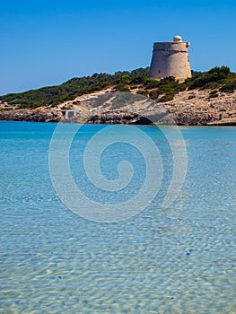 Playa d'en bossa beach, Ibiza