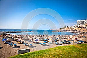 Playa de Bobo in Costa Adeje, Tenerife, Spain. photo