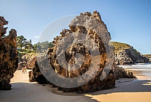 Playa de Borizu in Celorio, Asturias photo