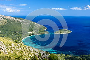 Playa de Formentor - beautiful coast of Mallorca - Spain, Europe