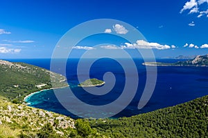 Playa de Formentor - beautiful coast of Mallorca - Spain, Europe