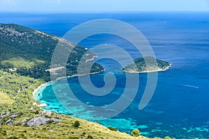 Playa de Formentor - beautiful coast of Mallorca - Spain, Europe