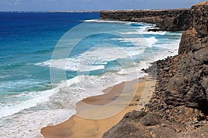 Playa de la Escalera in Fuerteventura